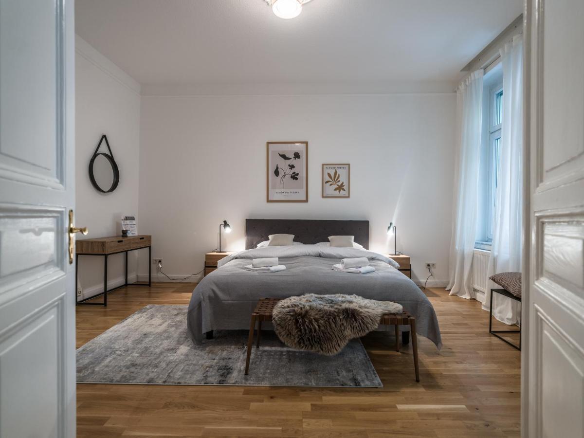 Hochwertige Altbauwohnung Im Modernen Stil In Wiesbaden - Kueche - Terrasse - Wlan - Zentral Dış mekan fotoğraf