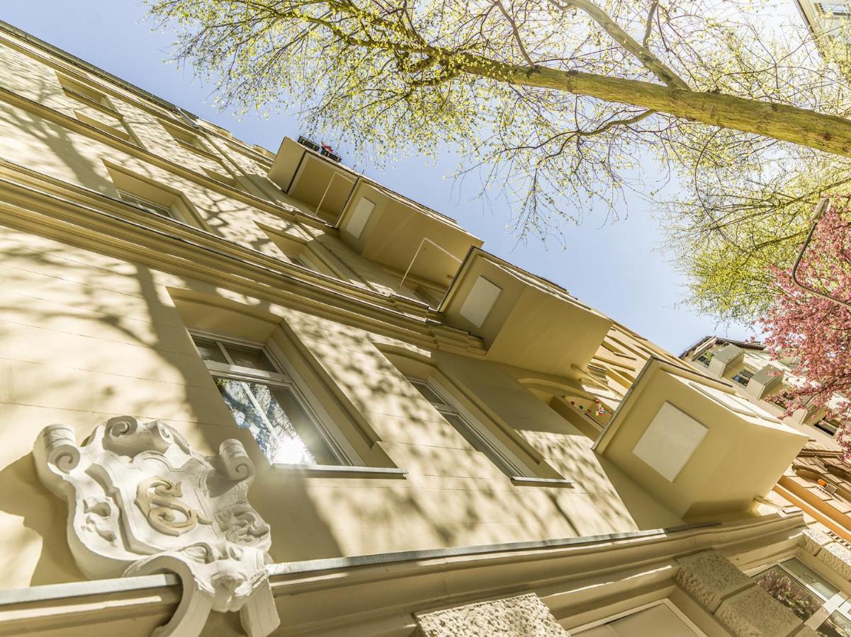Hochwertige Altbauwohnung Im Modernen Stil In Wiesbaden - Kueche - Terrasse - Wlan - Zentral Dış mekan fotoğraf